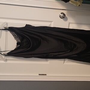 Shien black slip dress